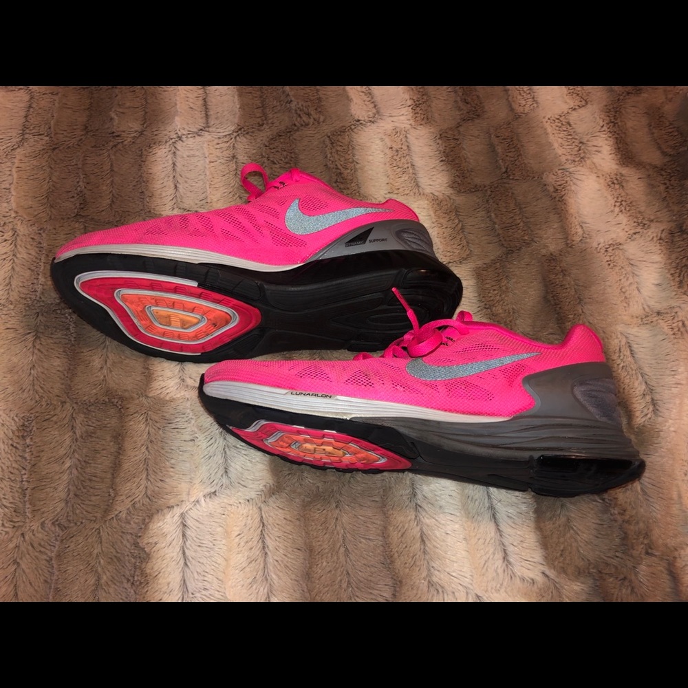 Nike lunarglide 6 sneakers ( pink )